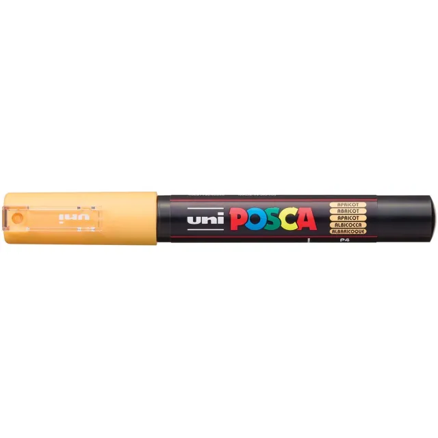 Posca marker met conische punt schrijfdikte extra-fijn abrikoos