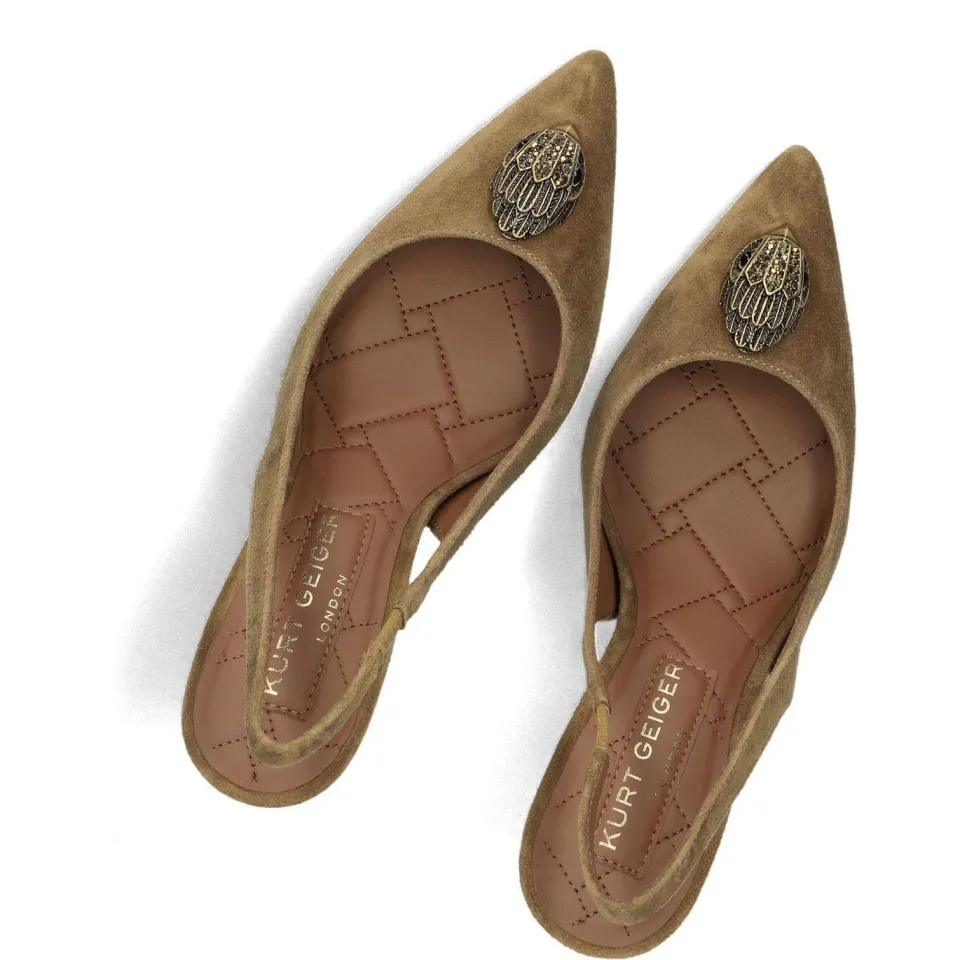 Kurt Geiger Hakken Belgravia Sling Taupe, foto 2