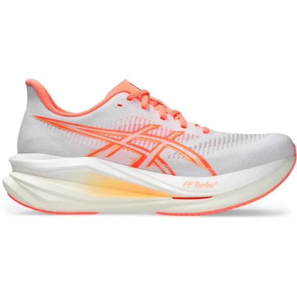 Asics Sonicblast 2 hardloopschoen wit oranje wit/oranje