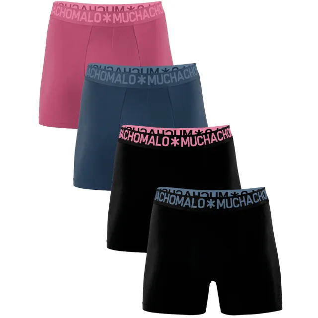 Muchachomalo Heren 4-pack Boxershorts Bamboe Veelkleurig