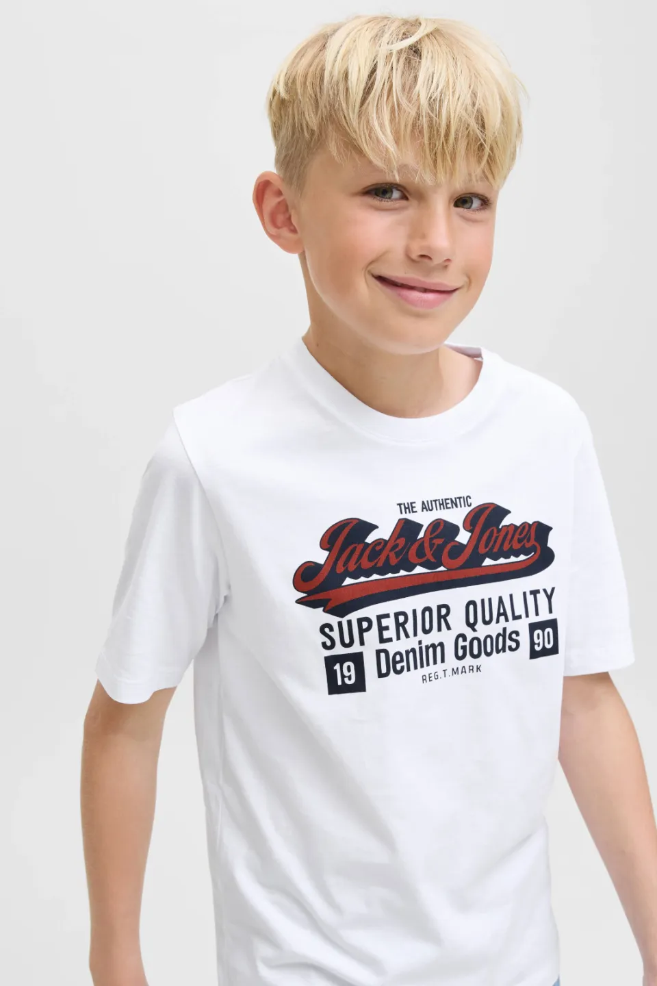 Jack & Jones Junior T-shirt wit, foto 4