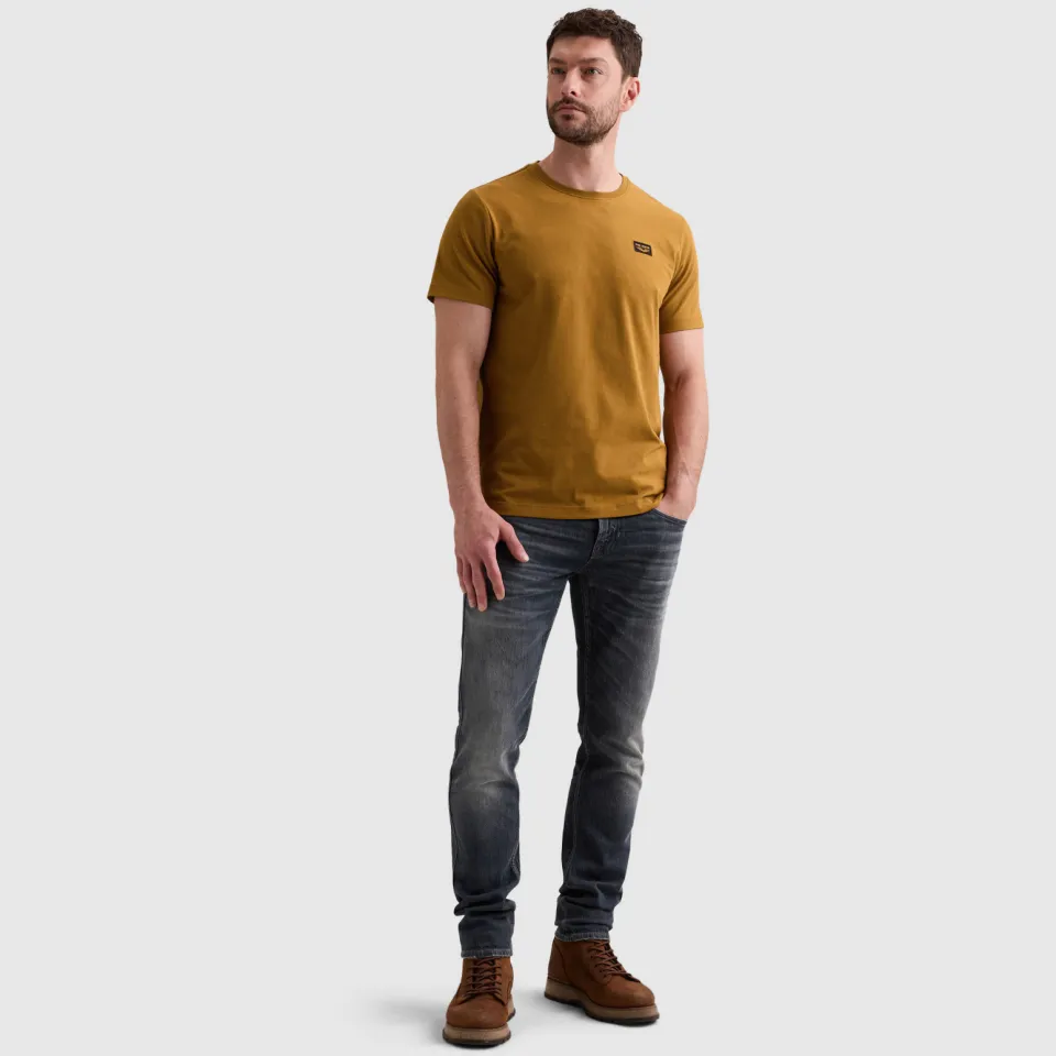 PME Legend regular fit T-shirt goudbruin, foto 3