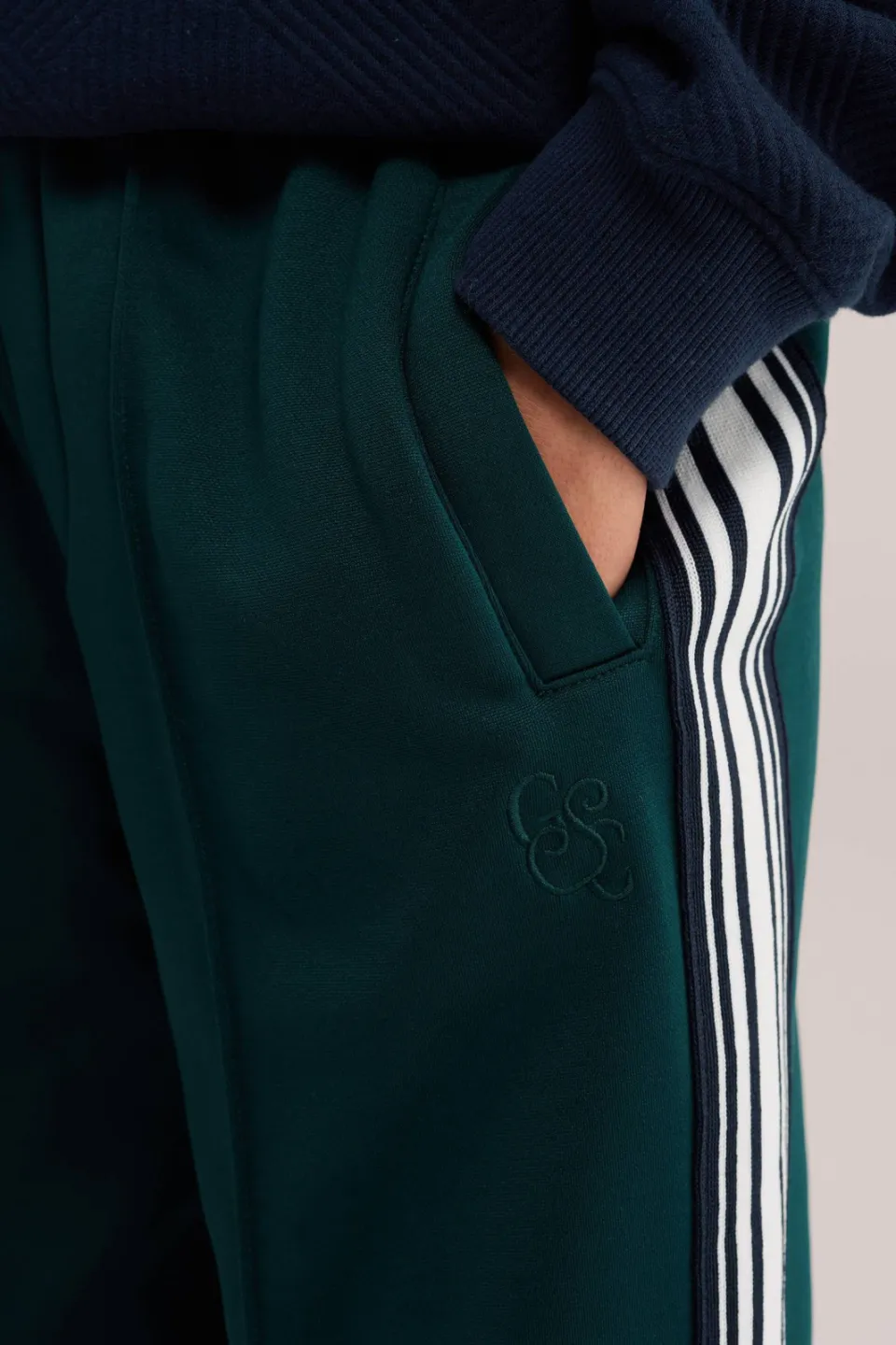 WE Fashion straight leg joggingbroek groen, foto 4