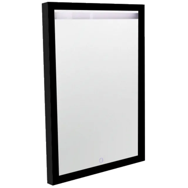 Best Design Spiegel Best Design Black Miracle 60x80cm LED Verlichting Mat Zwart