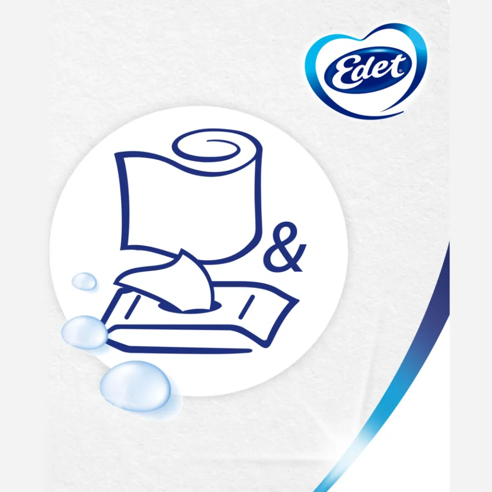 Edet Natural Skin Balance vochtig toiletpapier, foto 3