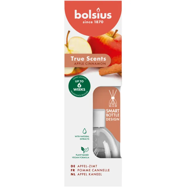 Bolsius True Scents geurdiffuser Apple Cinnamon