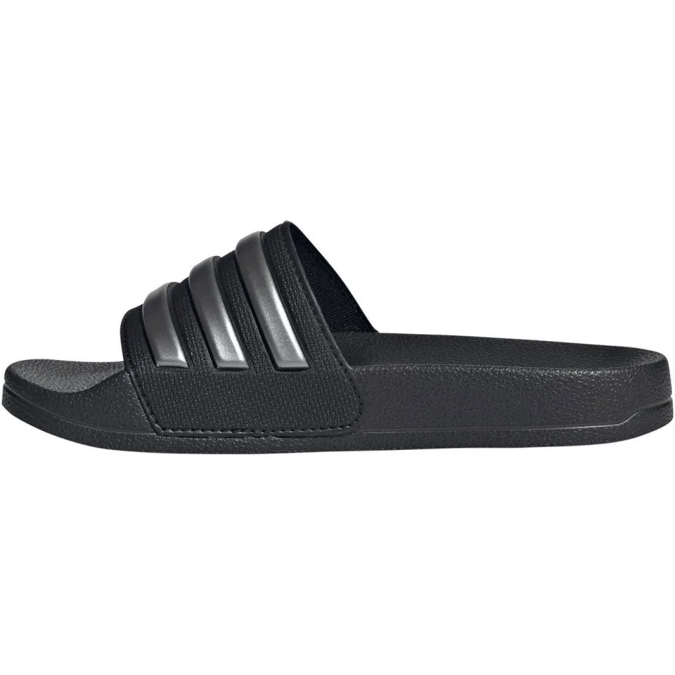 Adidas Sportswear Adilette Shower badslippers zwart/zilver metallic