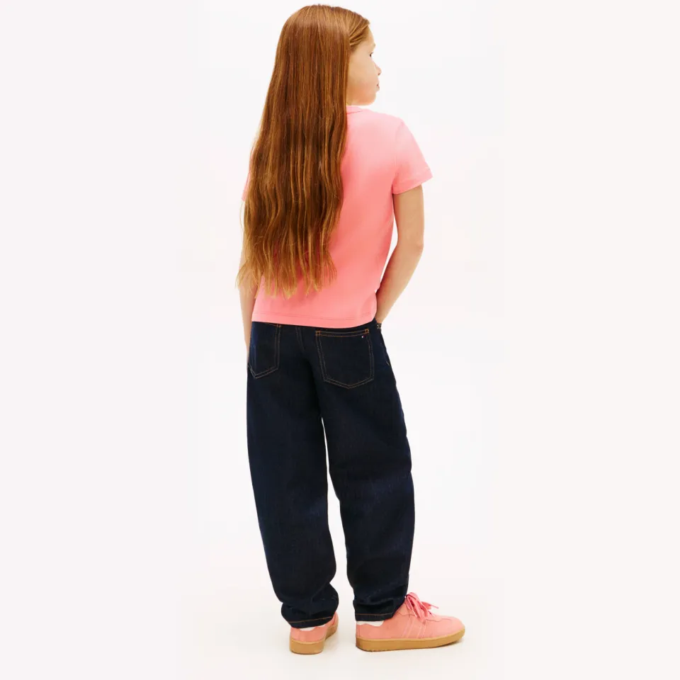 Tommy Hilfiger T-shirt roze, foto 3