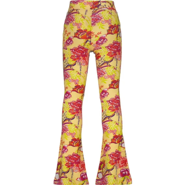 Vingino flared legging geel Zomergeel/rood