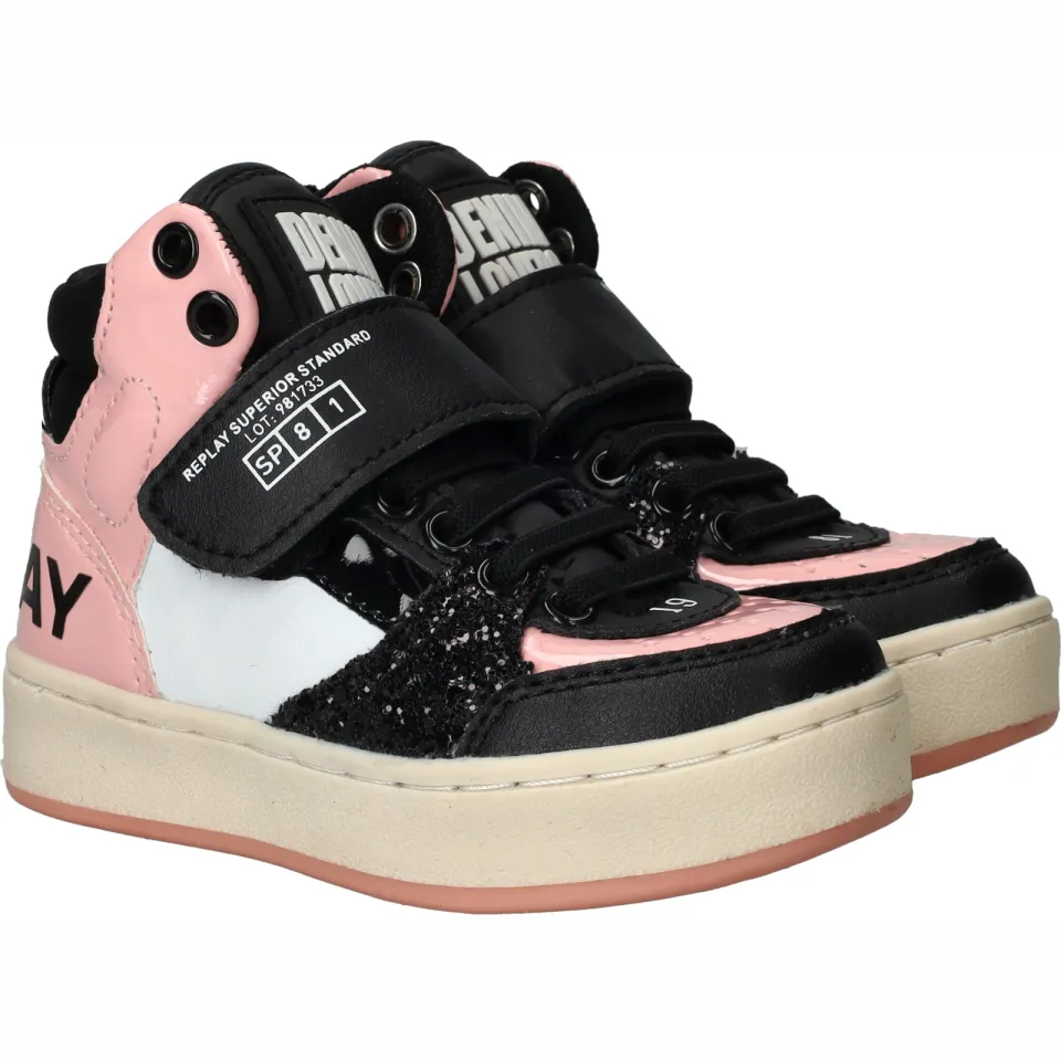 Replay Cobra Kid 1 hoge sneakers roze, foto 2
