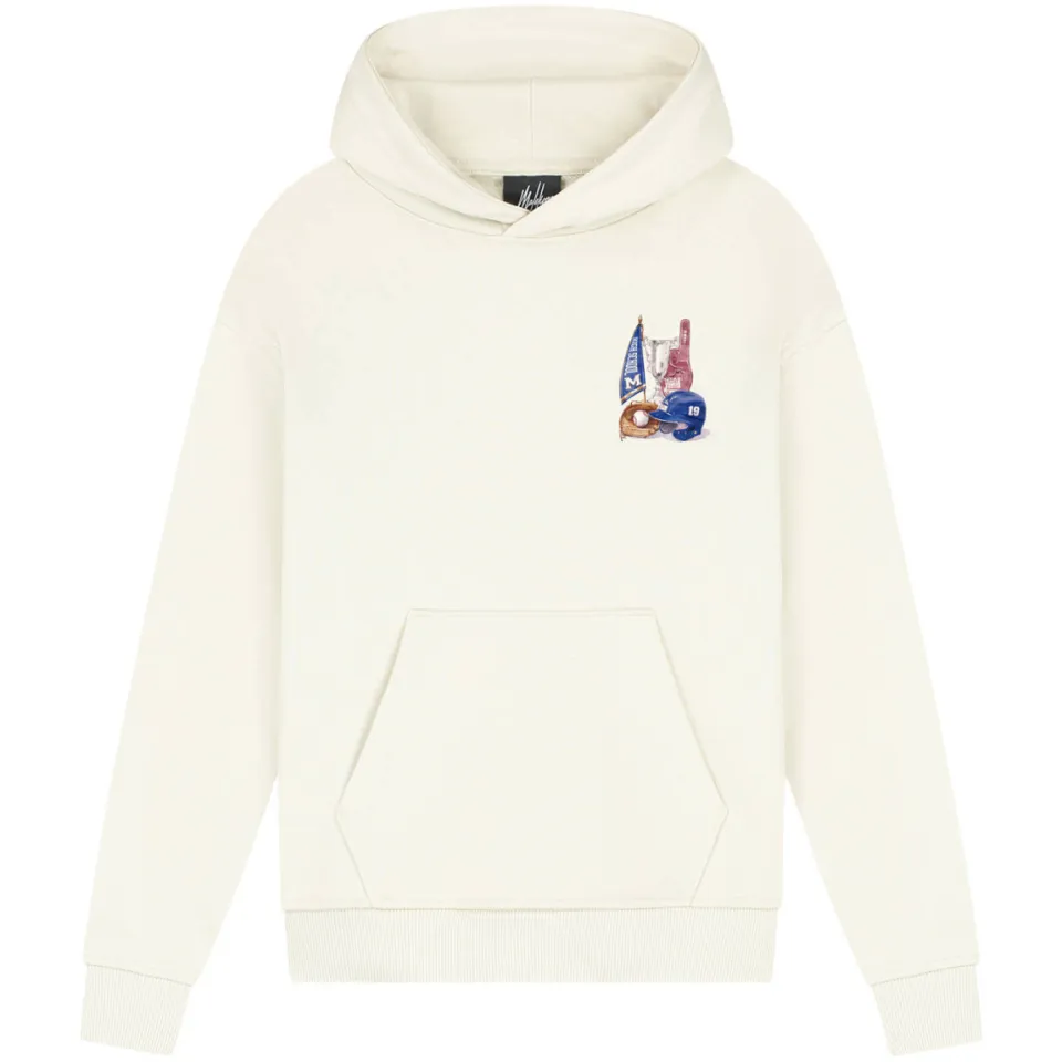 Malelions sweater met backprint - ecru, foto 2