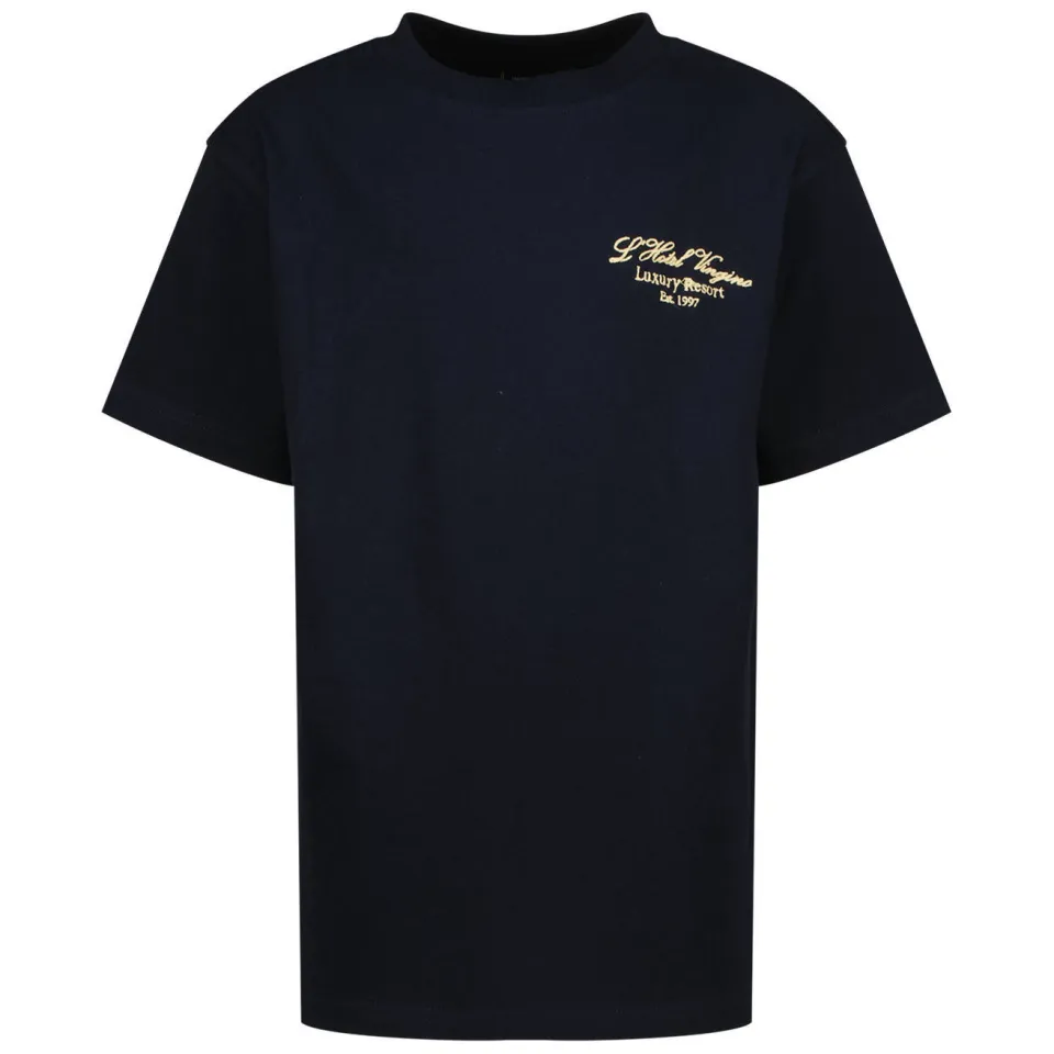 Vingino t-shirt met backprint marineblauw, foto 2
