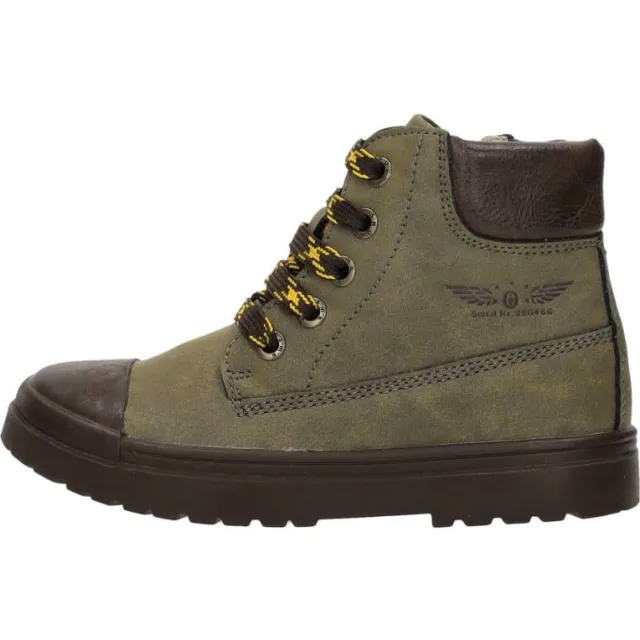 Shoesme hoge veterschoenen groen, foto 2