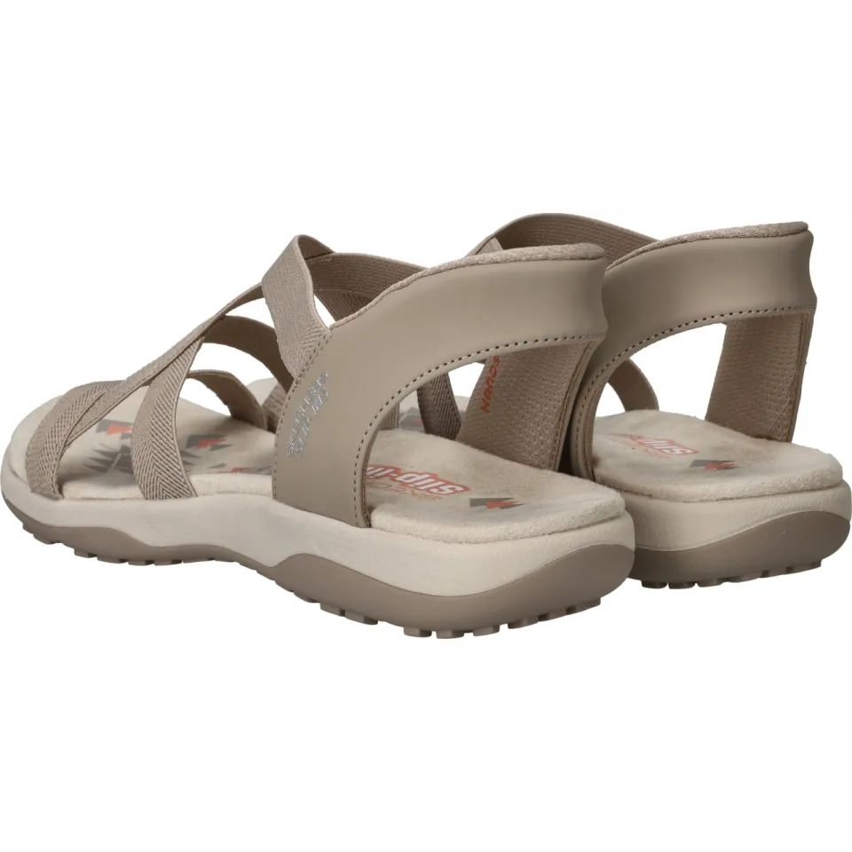 Skechers Slip-Ins Reggae Slim sandalen beige, foto 4