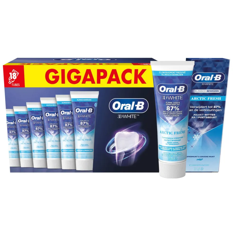 Oral-B 3D White Arctic Fresh tandpasta, foto 2