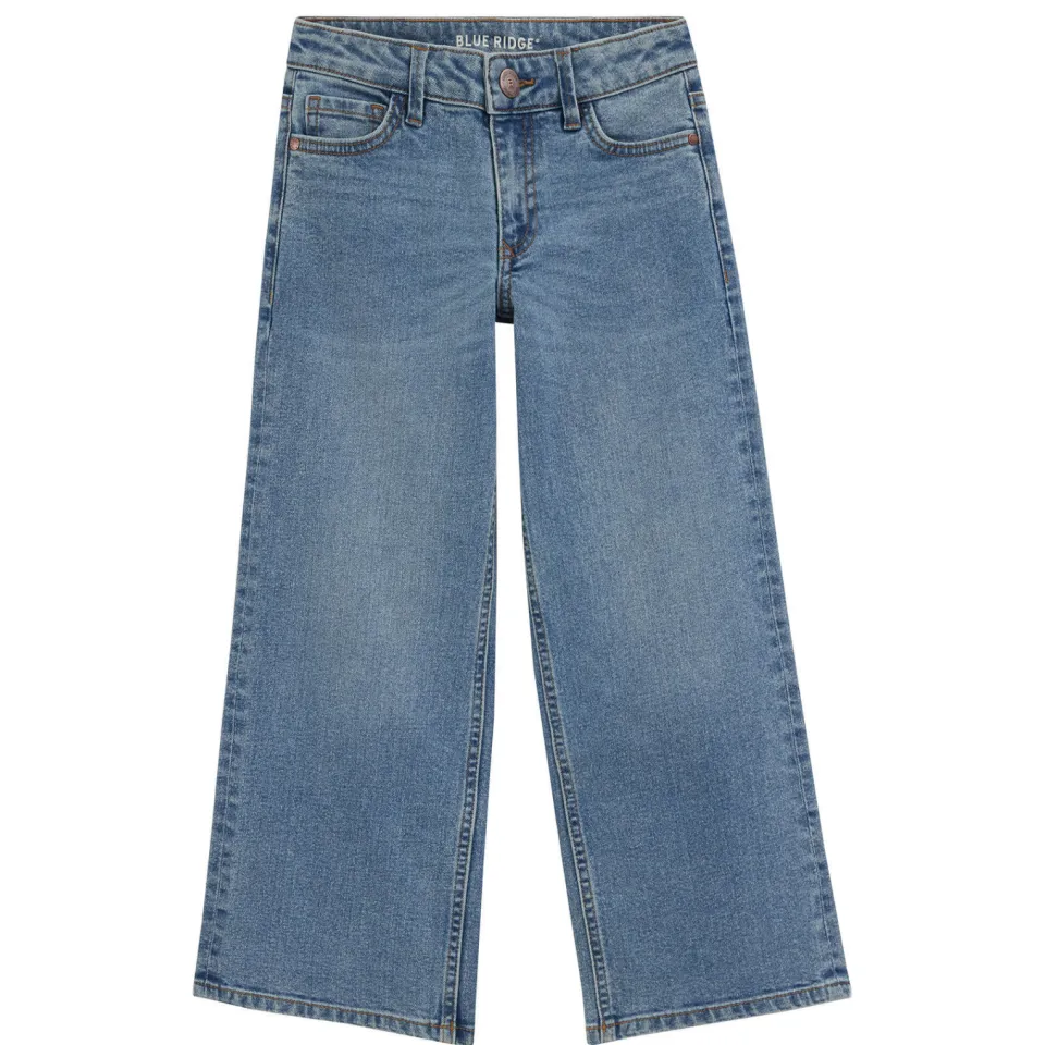 WE Fashion wide leg jeans - middelblauw medium blue denim, foto 3