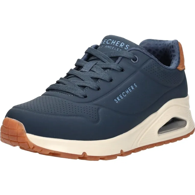 Skechers Uno Gen1 Suited On Air lage sneaker blauw, foto 4