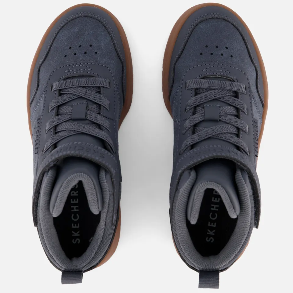 Skechers Quick Street hoge sneaker donkergrijs grijs, foto 7