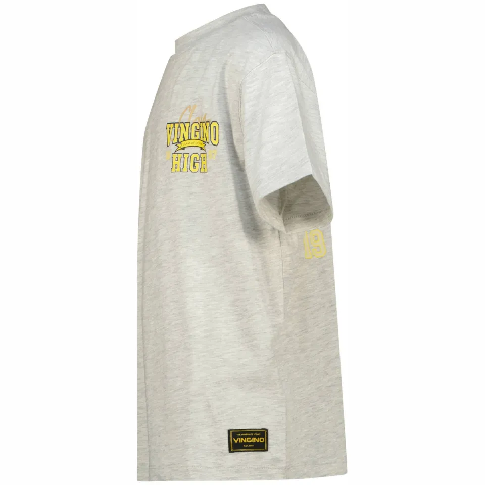 Vingino Hendric T-shirt lichtgrijs melange, foto 4