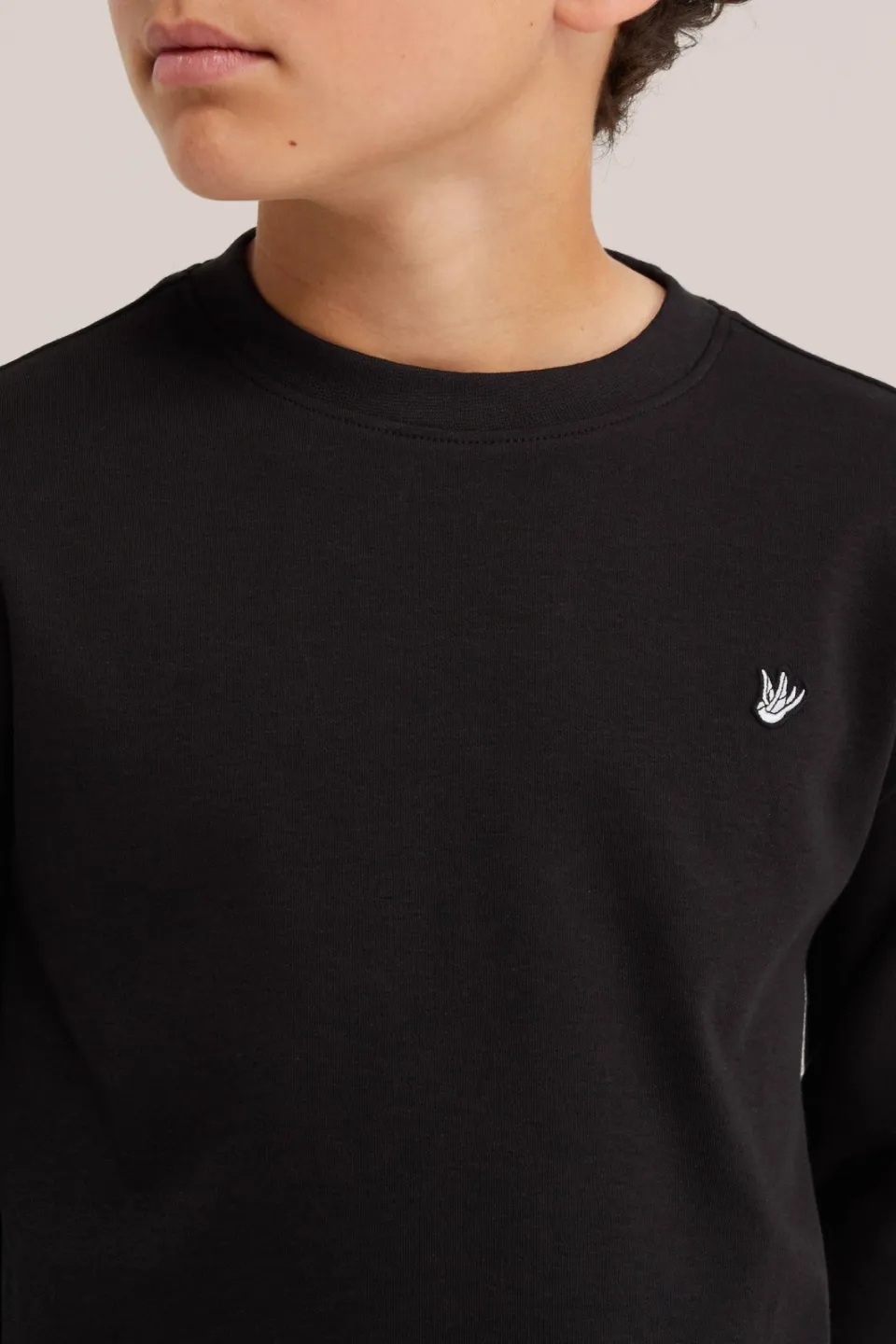 WE Fashion longsleeve zwart, foto 5