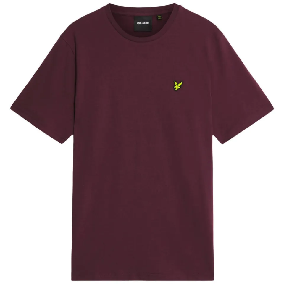 Lyle & Scott Robina t-shirt bordeauxrood, foto 2