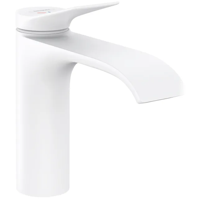 Hansgrohe Vivenis Eengreeps 110 wastafelmengkraan mat wit