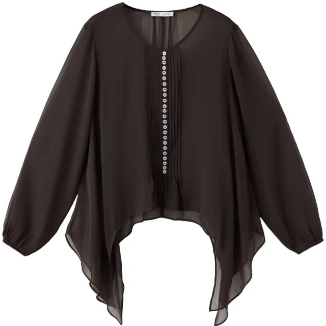 Mango TEEN blouse - bruin, foto 2