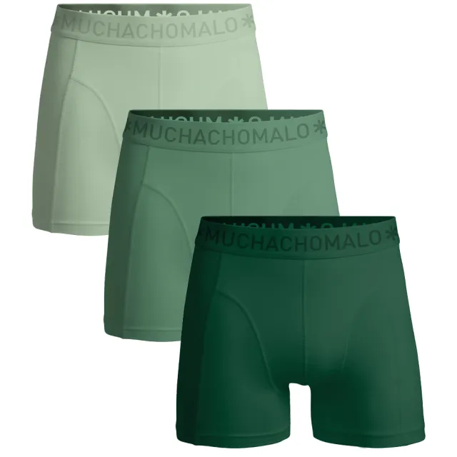 Muchachomalo Heren 3-pack Boxershorts Groen