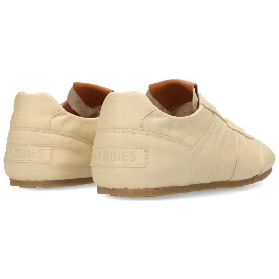 Shabbies Amsterdam Ciska Base leren sneakers lichtgeel pastel yellow, foto 6