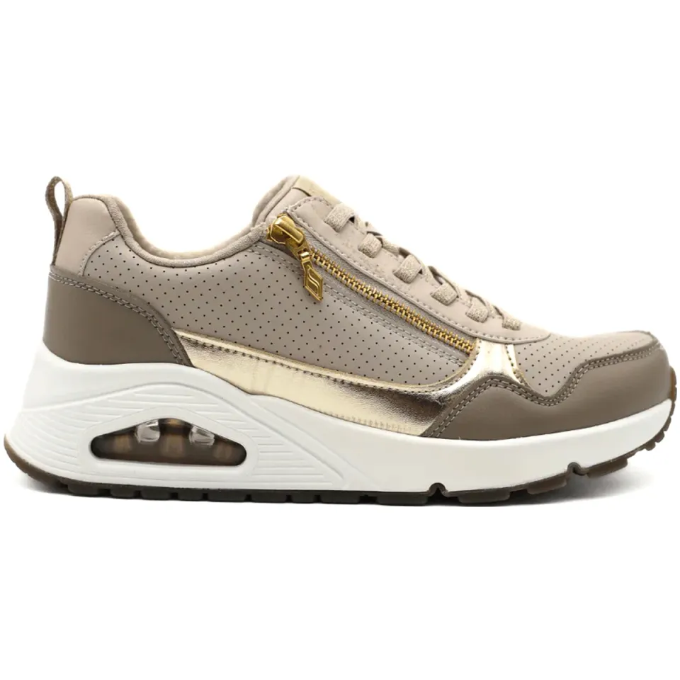 Skechers Uno Metallic Sliders sneakers beige