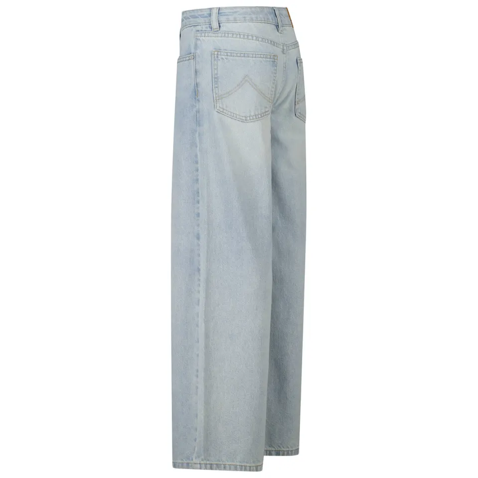 America Today wide leg jeans - light blue denim, foto 3