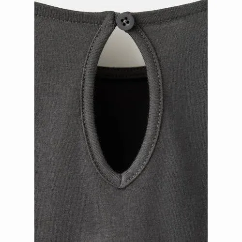 Mango Kids blouse met borduursels antraciet, foto 3