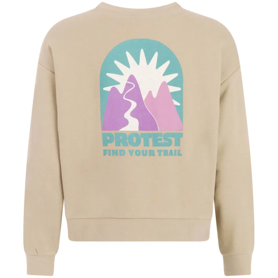 Protest sweater met backprint zand, foto 3