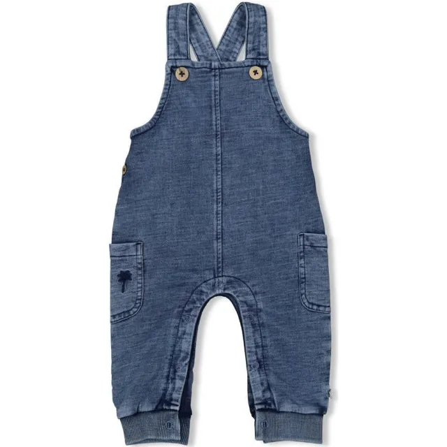 Feetje Safari Savage denim tuinbroek blauw Medium blue denim