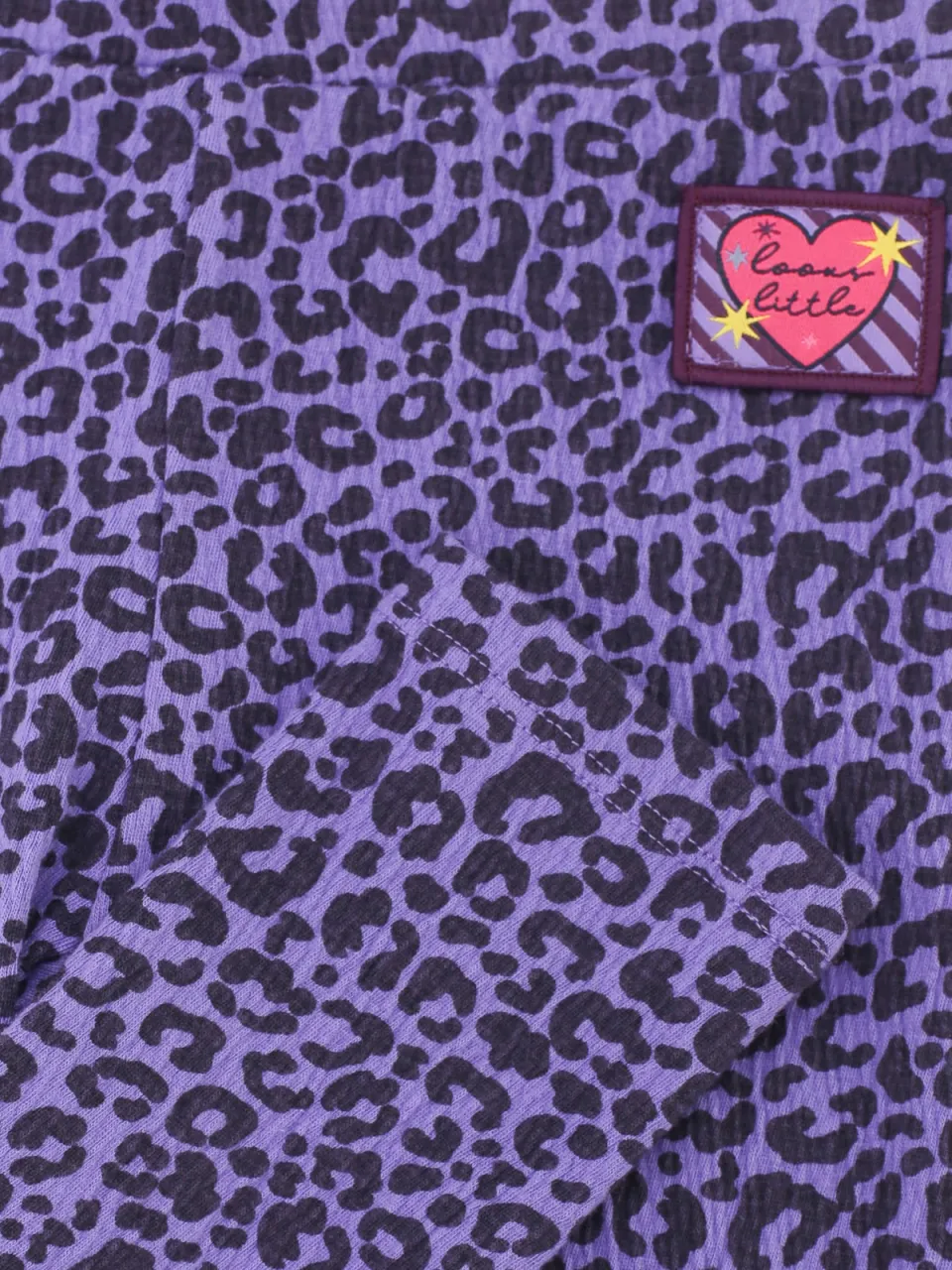 LOOXS little skinny legging met panterprint paars, foto 7