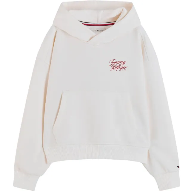 Tommy Hilfiger hoodie met tekst - wit Offwhite