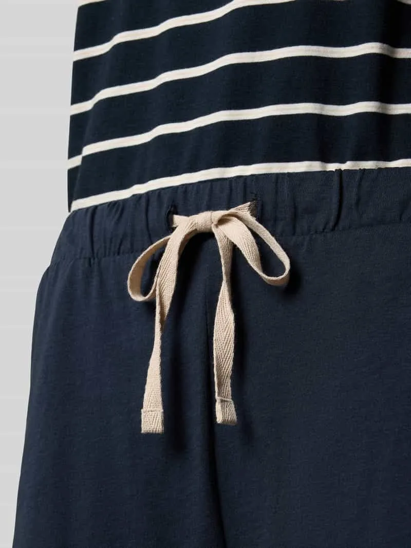 Marc O'Polo regular fit pyjamaset van puur katoen donkerblauw, foto 4