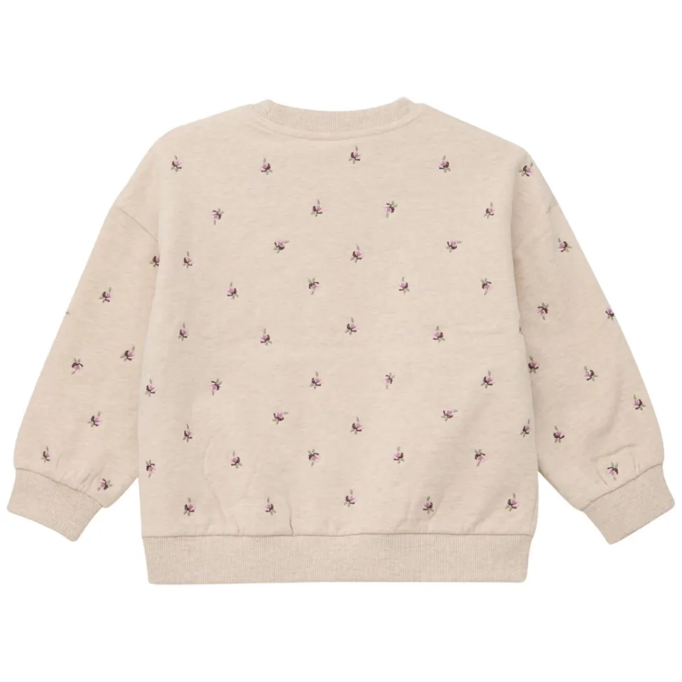 S.Oliver gebloemde sweater - ivoor, foto 3