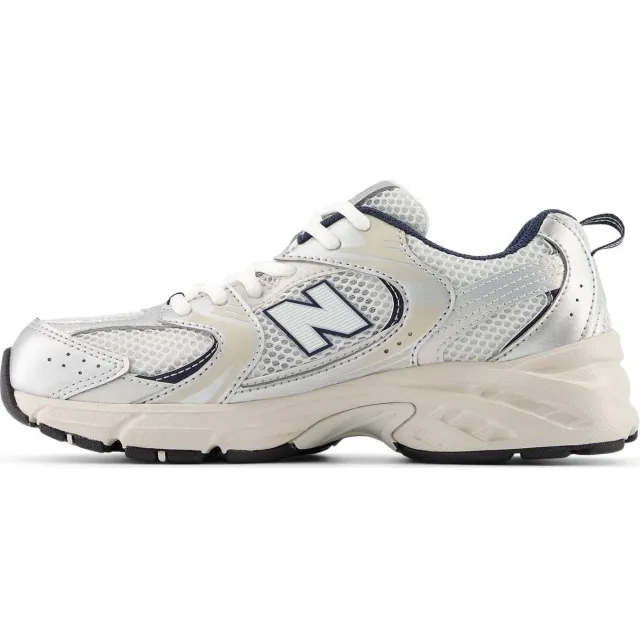 New Balance 530 sneakers lichtgrijs lichtgrijs/donkerblauw, foto 2