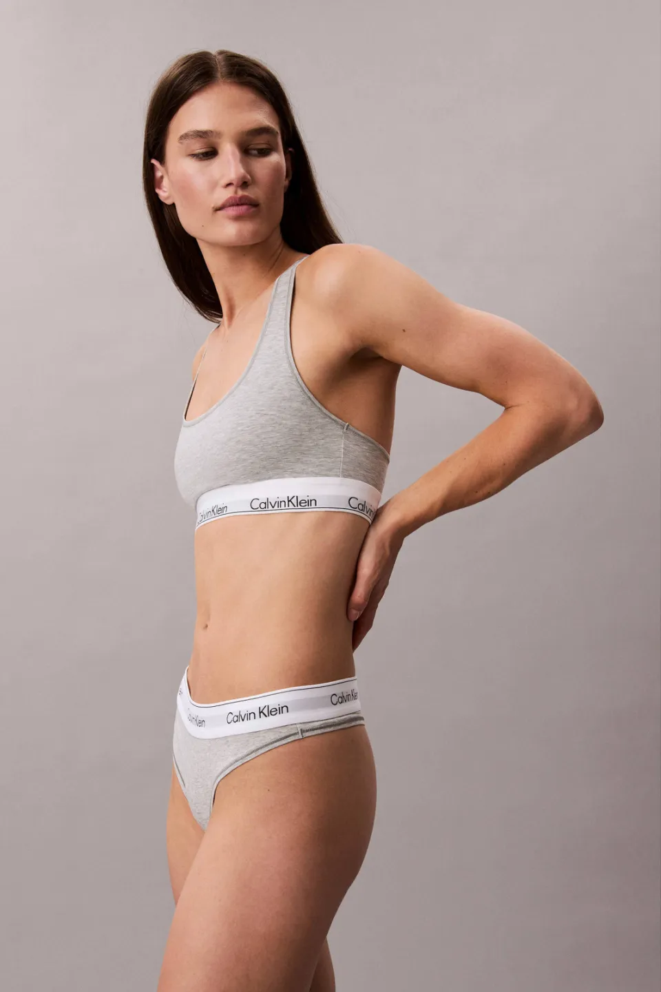Calvin Klein string grijs, foto 3