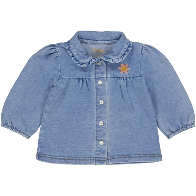 BESS blouse blue denim, foto 2