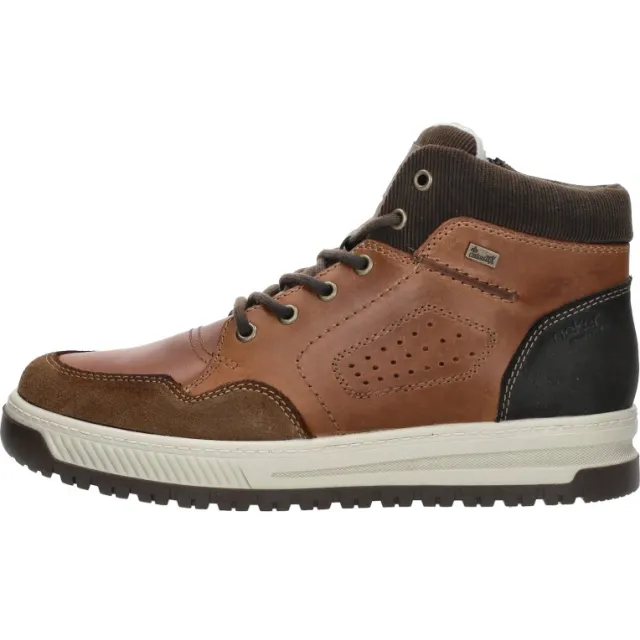 Rieker hoge veterschoen cognac, foto 2