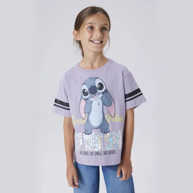 NAME IT KIDS t-shirt paars