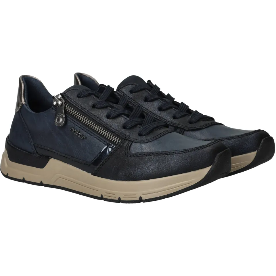 Rieker 291899 instappers blauw, foto 2