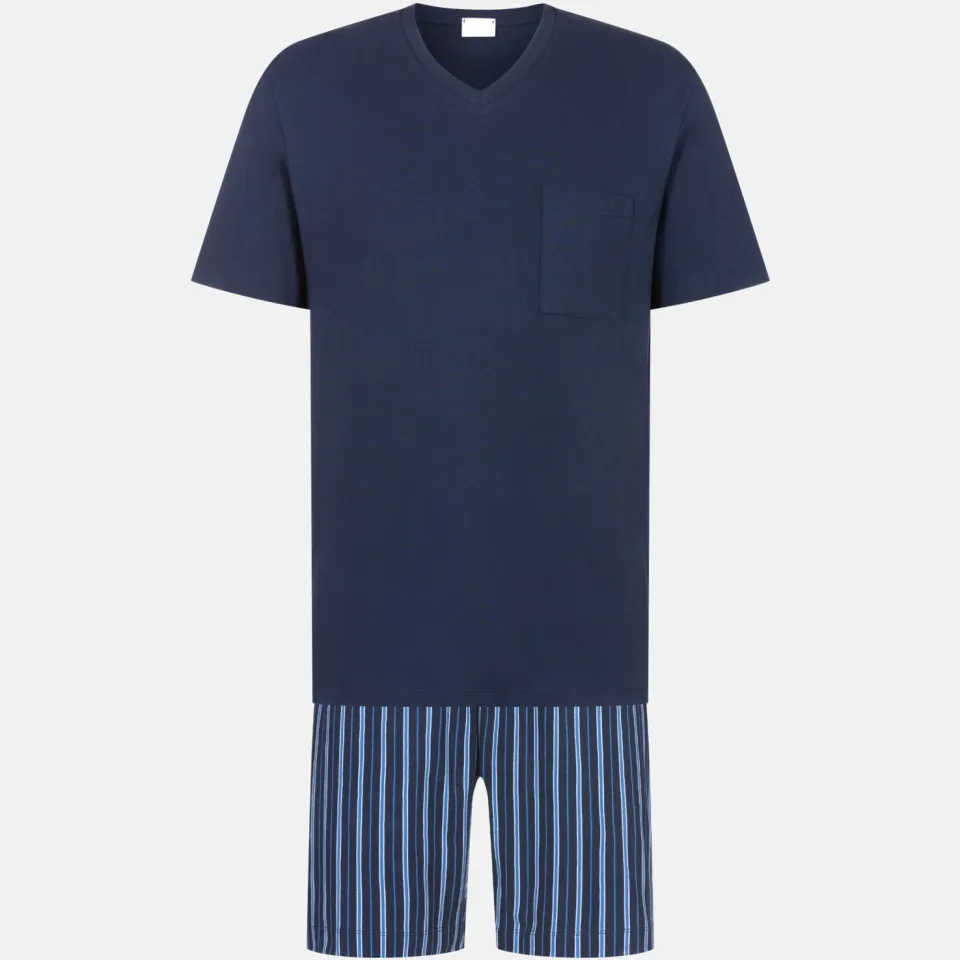 Mey Regular Fit pyjama yacht blue, foto 2