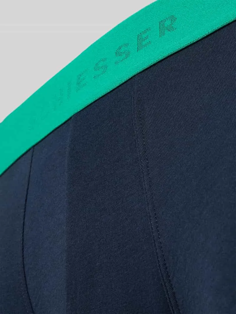 Schiesser Broek in set van 3 met logo in band veelkleurig, foto 4