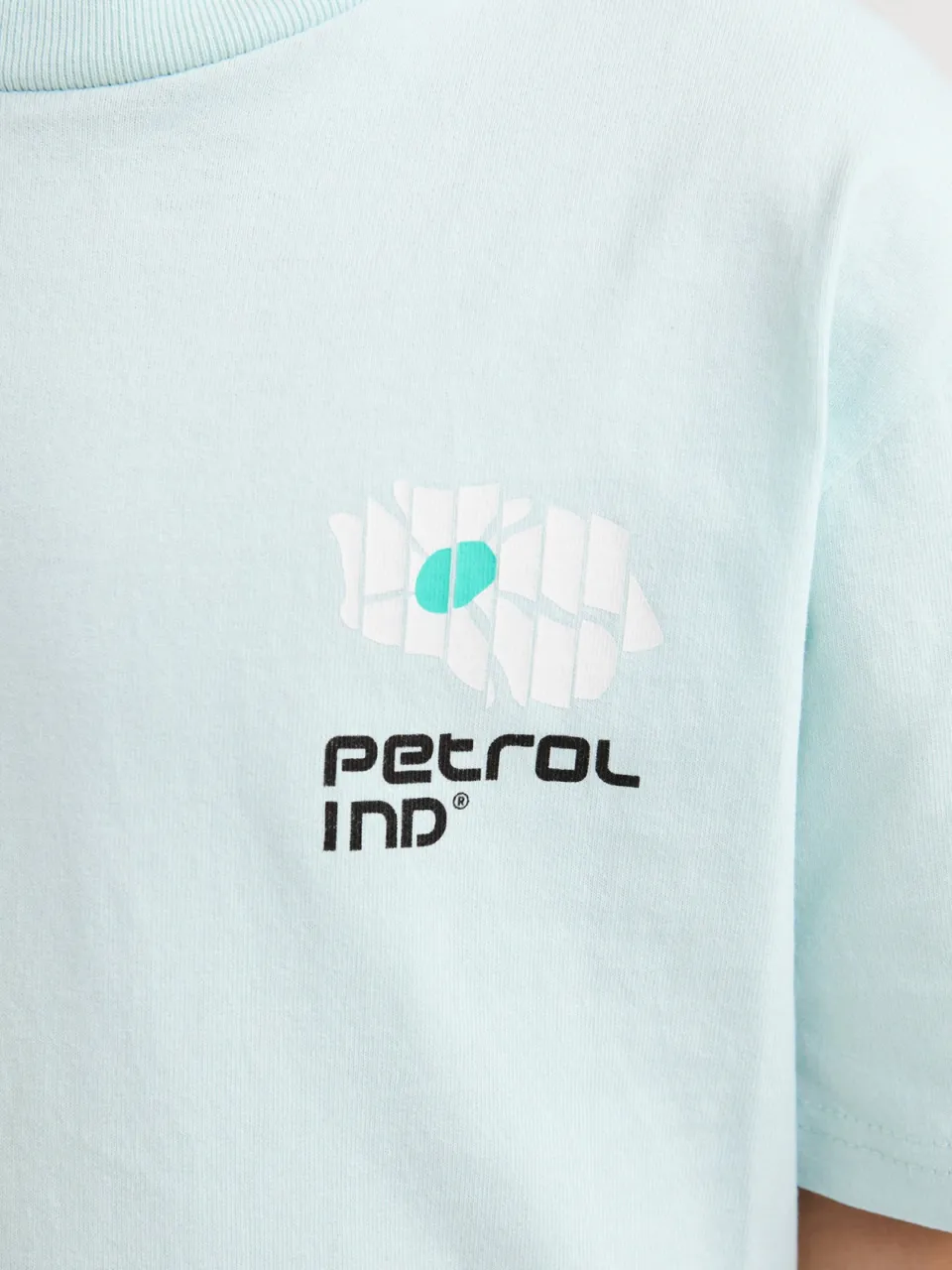 Petrol Industries t-shirt met backprint mintgroen, foto 8