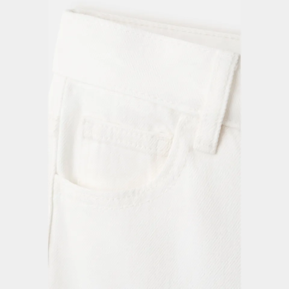 Mango TEEN low waist wide leg jeans - wit, foto 5