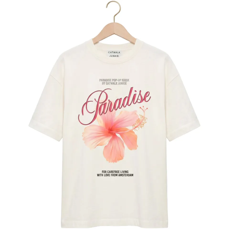 Catwalk Junkie oversized graphic T-shirt gebroken wit, foto 2