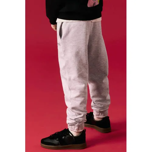 NAME IT regular fit joggingbroek grijs met tekstprint, foto 4